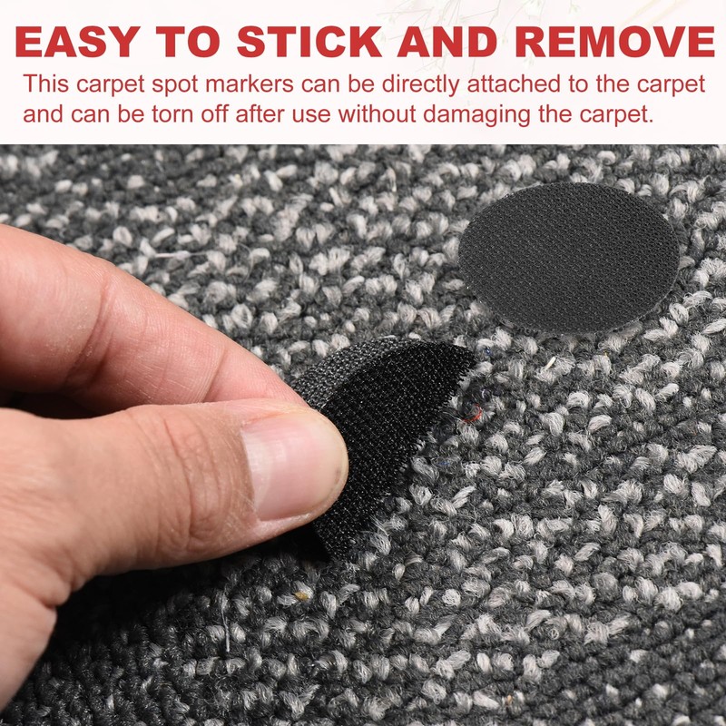 PATIKIL 1.6" Carpet Spot Markers, 50Pcs Circle Floor Dots Markers