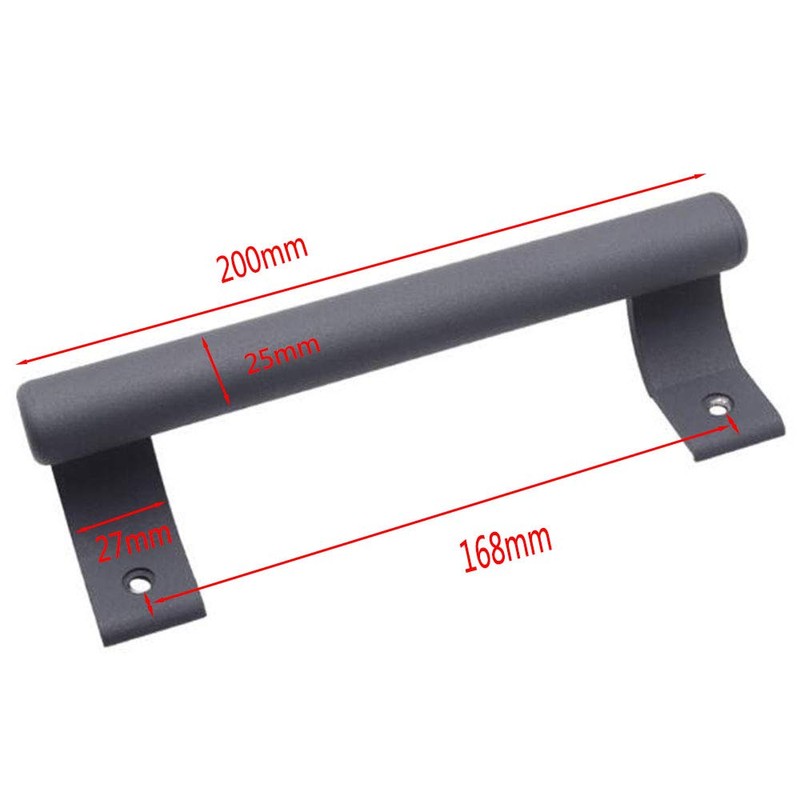 KAFENDA Grey Aluminium Alloy Balcony Sliding Handle Garden Handle Side
