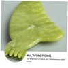 Outanaya Multi-functional Jade Comb Massage Tool Scalp Brush Gua Sha