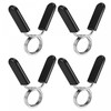 sourcing map Spring Clip Collars, 4pcs 24mm Gym Weight Bar