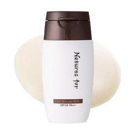 Sunscreen UV Skin Care Milk, Non-Chemical UV Absorbent, SPF24 PA++, Face, Full Body, Makeup Primer, Emulsion, Organic, Neo Natural, 1.0 fl oz (30 ml), 1 Bottle