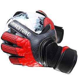 Boxing Honey Badger Pro-Level Soccer Goalkeeper Gloves with Pro Fingersaves and 4MM Premium Latex Palms,Superior Grip & Protection, Goalie Gloves for Youth&Adult (Black, 6)