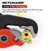 GETUHAND 10-Inch Self-Adjusting Rapid Grip Pipe Wrench, Ratchet Plumbing Wrench,