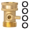 Xiny Tool Brass Garden Hose Shut Off Valve, Heavy Duty