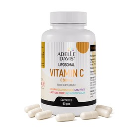 Liposomal Vitamin C 500 mg Capsules - Liposomal Vitamin C Powder High Bioavailability - Supports Immune System & Cell Regeneration - Vegan, Gluten Free, Lactose Free - Made in EU