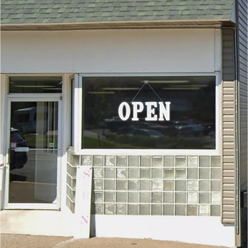 31'' x 11" Large LED Open Signs for Buisness, Remote