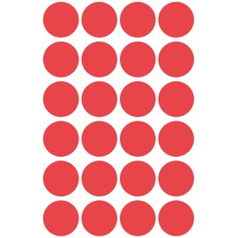 Avery Zweckform 3004 Coding Dots (96 – 18 mm Diameter) red