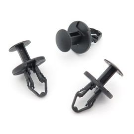 VVO Fasteners Plastic Underbody Shields and Insulation Panel Fastener Clip, Black (Pack of 10)
