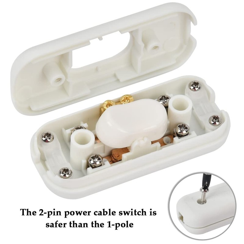 2 Pack inline switch, Lamp switch inline, FOCCTS Torpedo Switch