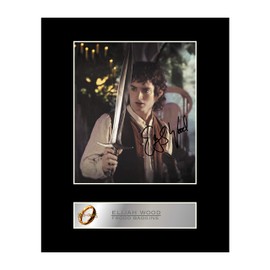 Elijah Wood Frodo Baggins Signed Mounted Photo Display Lord of the Rings #2
