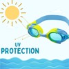 Limoacsea Swim Goggles,Youth Swimming Goggles Anti-UV Anti-Fog No Leaking Yellow