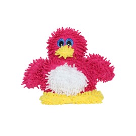 MIGHTY- Microfiber Ball Penguin – Made with Squeaker Balls and Minimal Stuffing. Strong & Tough. Interactive Play Dog Toy. Machine Washable & Floats. (Junior)