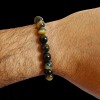 Unbranded Golden Blue Tiger Eye Bracelet 8mm Natural Stones Unisex