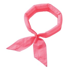 しろくまのきもち サマースカーフ キッズ シャーベットピンク 幅40×長さ600mm 冷却グッズ 夏 暑さ対策 ユニセックス RK-302