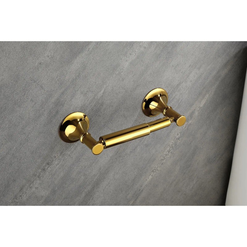 Wall Mount Brass Bathroom Towel Rack Set 6 Piece Modern