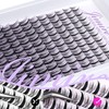Manga Lash Clusters Anime Eyelash Clusters Wispy 231Pcs D Curl