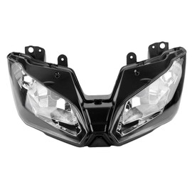 Mallofusa Motorcycle Front Headlight Headlamp Assembly Compatible for Kawasaki Ninja 300 2013-2018 Versys 650 1000 2015 2016 2017 2018
