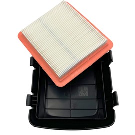 Set of Genuine Air Filter 17211-Z8B-901 and Genuine Air Filter Cover 17231-Z9L-000 for Honda GCV160 GCV170 GCV190LA GCV200 GC190 GC160 GC190 LAWN MOWER HRR216 HRS216 HRX217 HRX217K2 EB2800I EG2800I