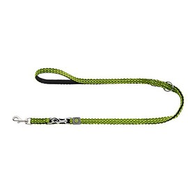 HUNTER Adjustable leash Hilo 15/200 mesh, lime