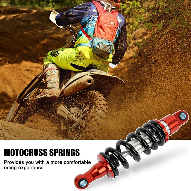 PSLER Updated 280mm Adjustable Motorcycle Rear Shocks Absorber Suspension -