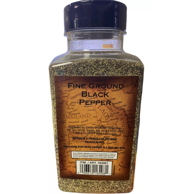 KS Fine Ground Black Pepper 12.3 oz 348 g Pack