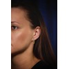 Traveller Clip-On Earrings – Gold-Plated / Platinum-Plated / Bicolour, Crystal