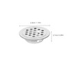 Operitacx 20pcs Stainless Steel Round Air Vents Covers for Cabinets