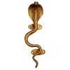 Purpledip King Cobra Brass Door/Window/Cupboard Handles - Opposite - Pack