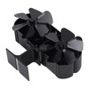 6 Blades Heat Powered Stove Fan Dual Head Fireplace Fan
