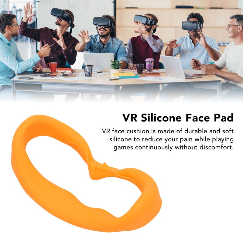 VR Silicone Face Cover Waterproof Washable Soft VR Face Pad