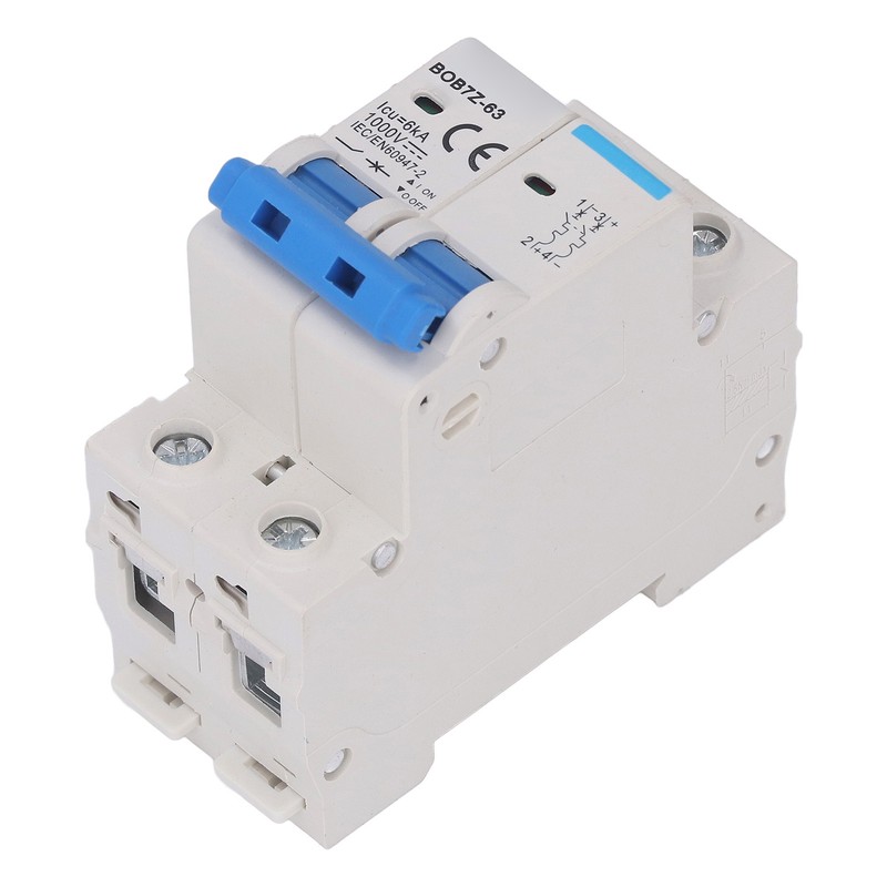 DC1000V Miniature Circuit Breaker 2P Air Switch 6KA Photovoltaic Overload