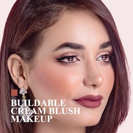 LUXAZA 3PCS Cream Blush Highlighter Bronzer Contour Stick, Face Make up Kit Sticks for Girls and Women #HCB2 Medium to Dark