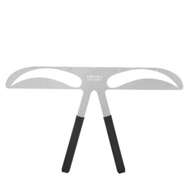 Brow Tool,Eyebrow Shaping Stencil, 3 Types Professional Eyebrow Stencil Shaping Template DIY Shaping Define Ruler Makeup Tool(Lady Eyebrow)
