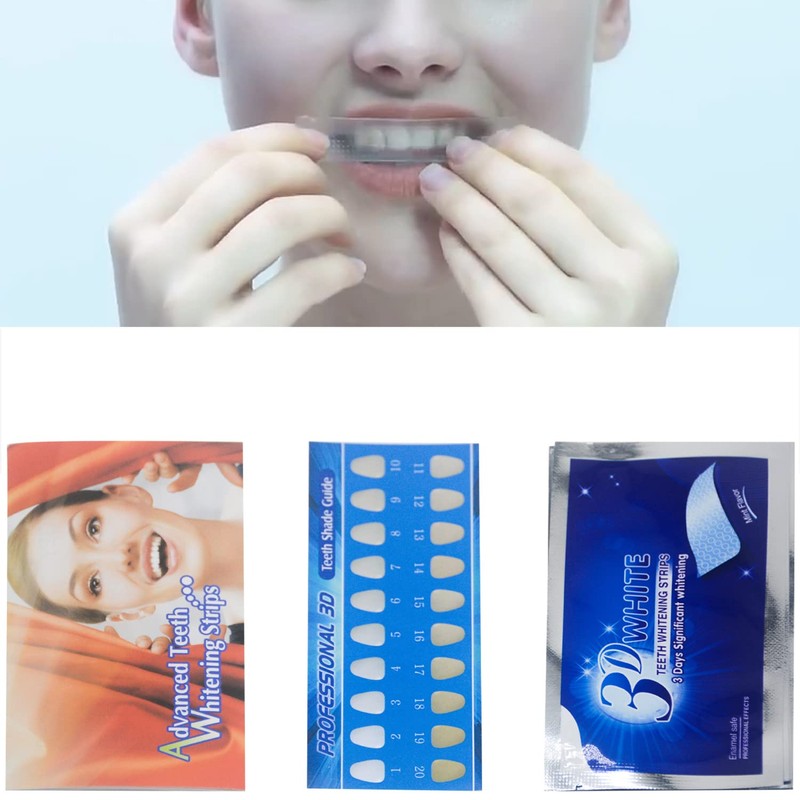 AWAVM 14 Teeth Whitening Strips Teeth Whitening Strips with Advanced