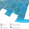 LSDECO 5 Sheets Glass Tile Mosaic for Kitchen Bathroom Shower