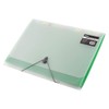 D.RECT 110576 5540 Expanding File Folder Expandable Document Folders, Green,