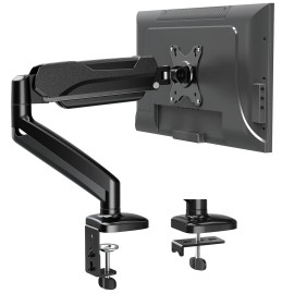 Mountup Single Monitor Desk Mount, Adjustable Gas Spring Monitor Arm S