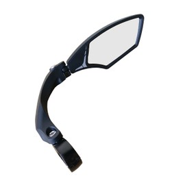 Hafny NEW Handlebar Bike Mirror, HD,Blast-resistant, E-bike Mirror, Glass Lens, HF-MR095 (Silver Right)