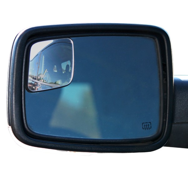 WadeStar RM10 Blind Spot Mirrors for 2009-2018 Ram Trucks with Non-Towing Mirrors