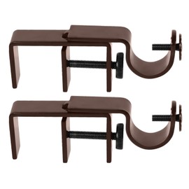 Outside Mounted Blinds Curtain Rod Bracket (Only Fit for 1.3-2 inches Rectangle Headrail) No Drill No Tools Required (Patent Depending)