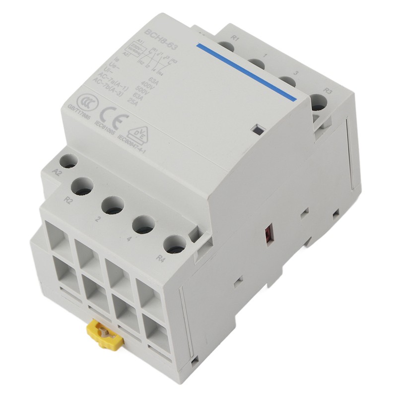 4P 63A 24V/ 50/60Hz Household AC Contactor 2NO2NC (230VAC)