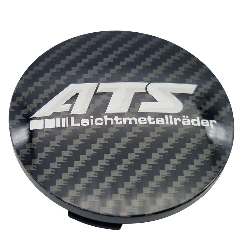 4 x ATS Hub Caps 60 mm Carbon (N23) Dark