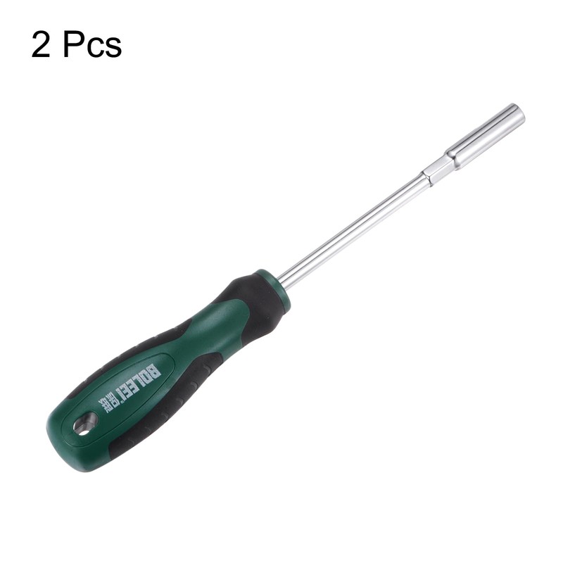 sourcing map 2pcs Metric Nut Driver 5mm CR-V Non-Magnetic Tip