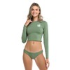 Body Glove Women's Standard Let It Be Long Sleeve Crop