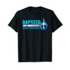 Christian Baptism Gift for Boys Funny Faith Cross Design T-Shirt
