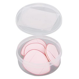 5 Borlas para Dedos, Mini Borlas para Polvos, Triángulo Facial, Brochas de Maquillaje para Polvos Sueltos, Polvos Minerales para Corrector BB Cream, Sombra de Ojos, Herramientas de Maquillaje de Belle