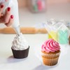 NPLUX 25 Pack Individual Cupcake Containers Plastic Cupcake Boxes Cupcake