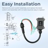 TOSRWGLL 101610 Replacement Switch Cable Assembly for Proteam AviationVac, LineVacer