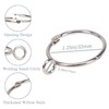 Openable Curtain Rings with Eyelet,24PCS Curtain Rings,Drapes Rings 32mm Interior