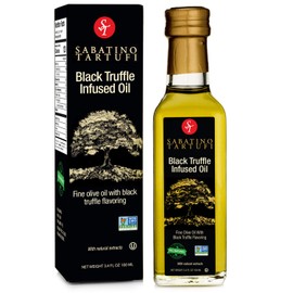 Sabatino Tartufi Infused Olive Oil, Black Truffle, 3.4 Ounce